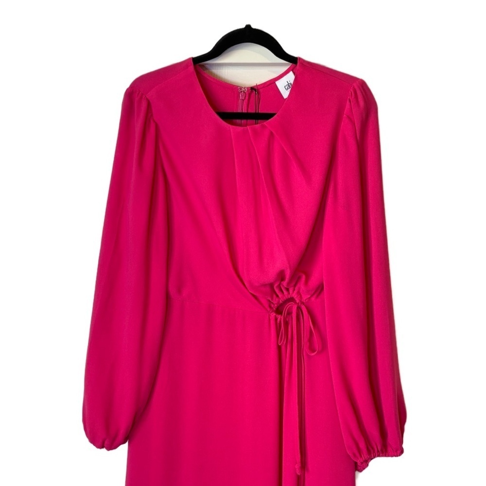CAbi Delight Flowy Dress Vibrant Fuchsia Women’s Medium NWT - Picture 5 of 14